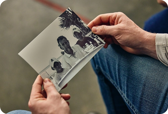 Austin Dillon and his Grandpa Stan Photograph